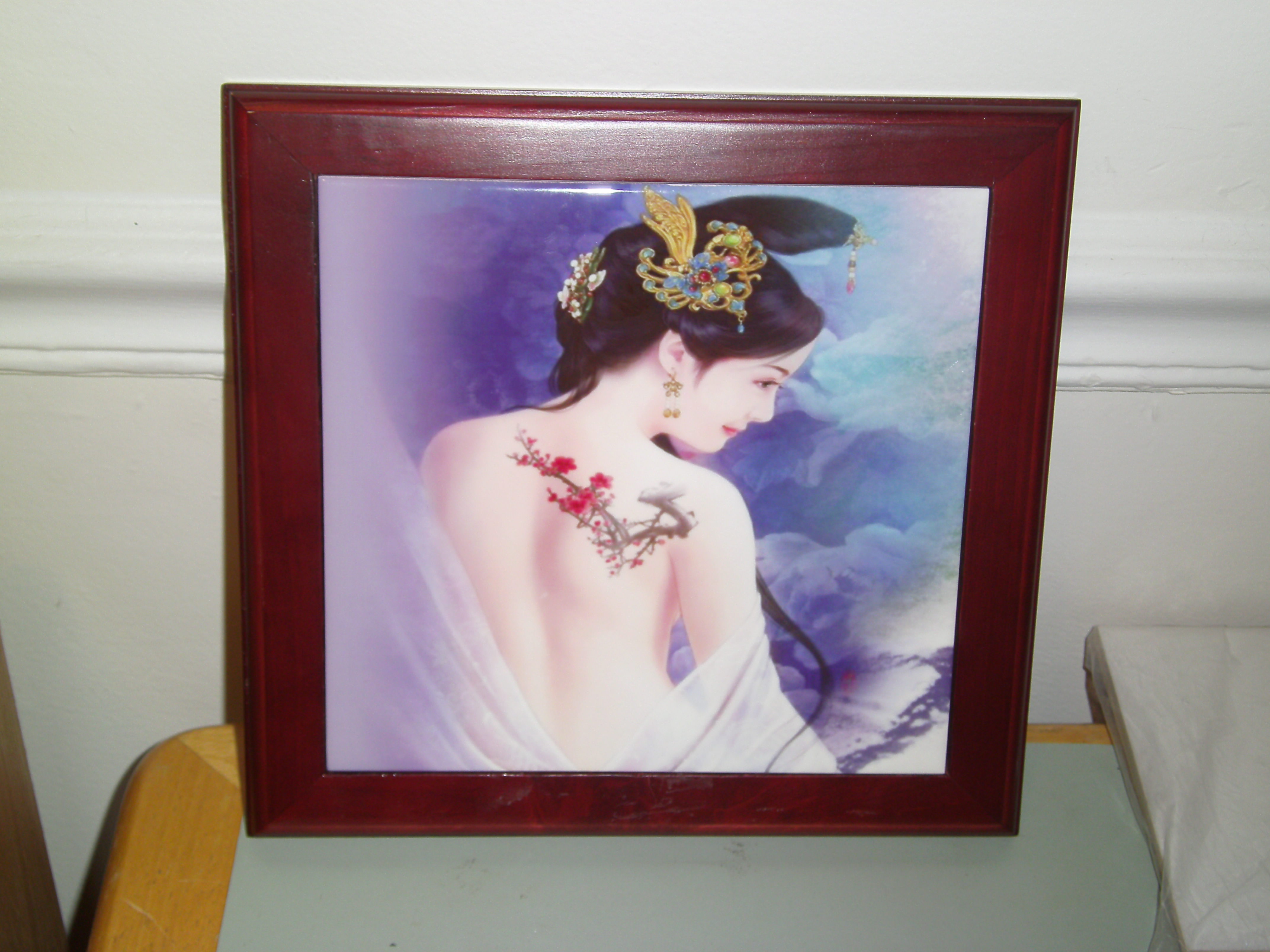 Asian Woman made with sublimation printing